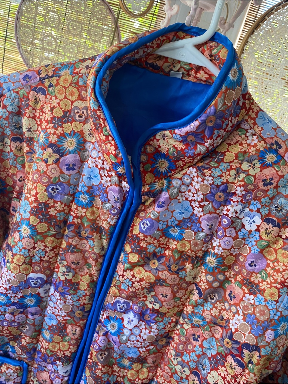 Floral Quilted Puffer Jacket - Picture 2 of 7